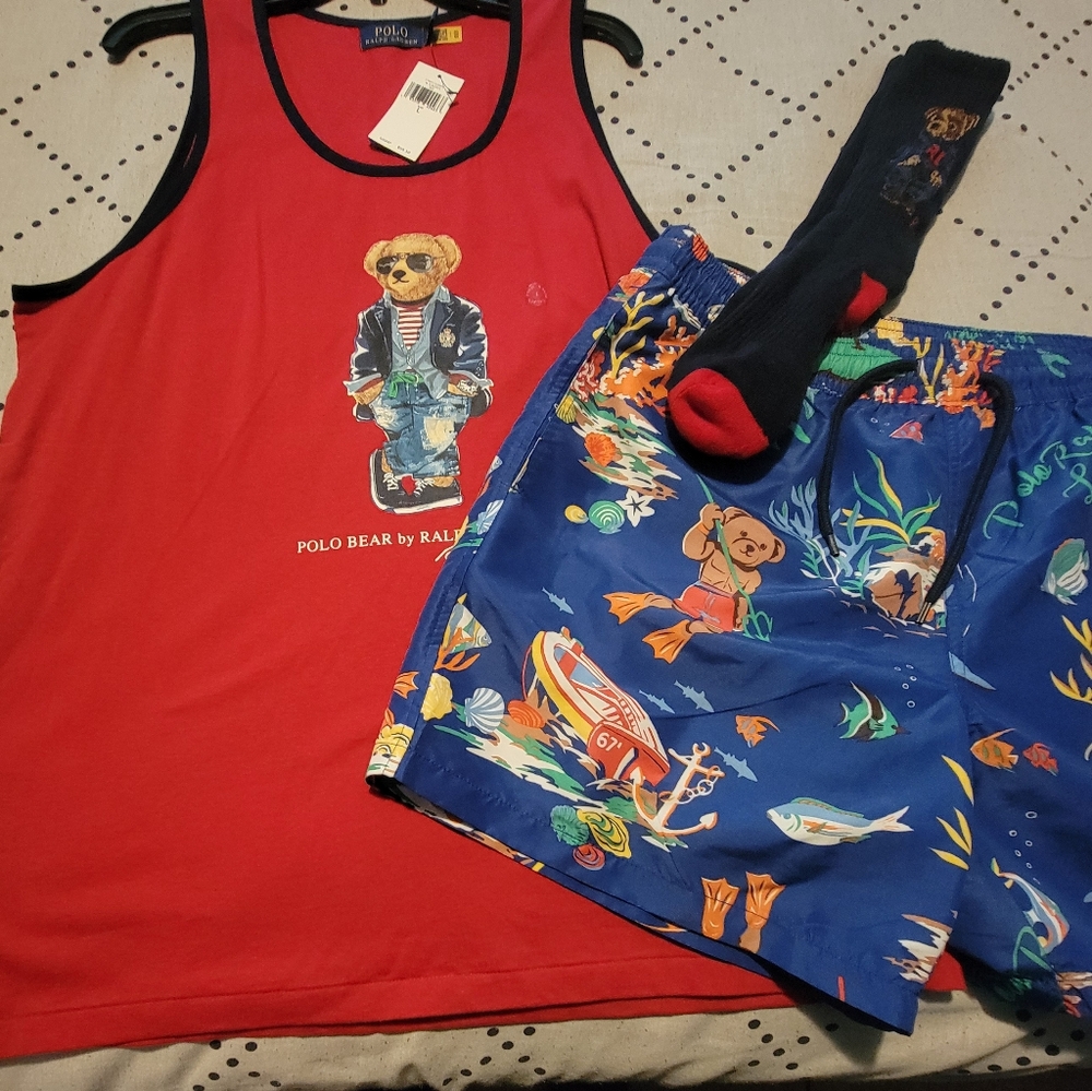 LARGE Ralph Lauren Polo Bear Bundle.